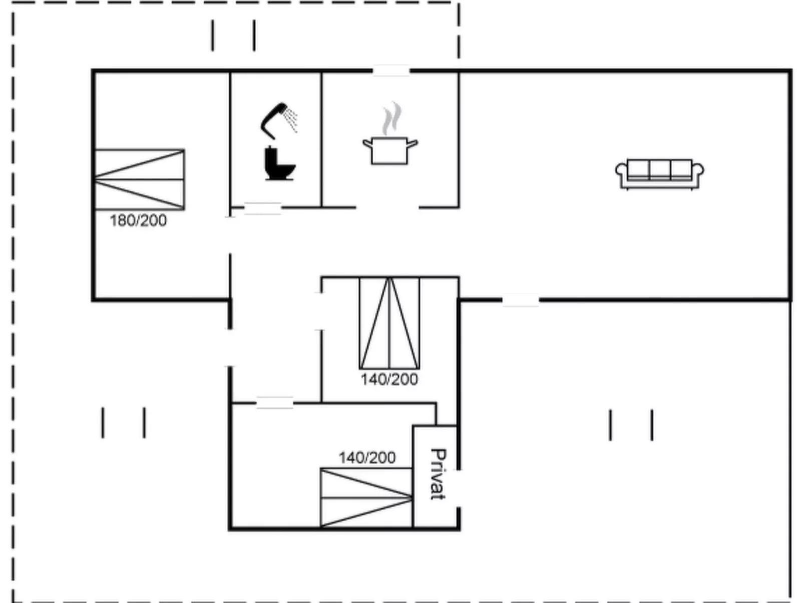 "Lillan" - 250m from the sea-Inside