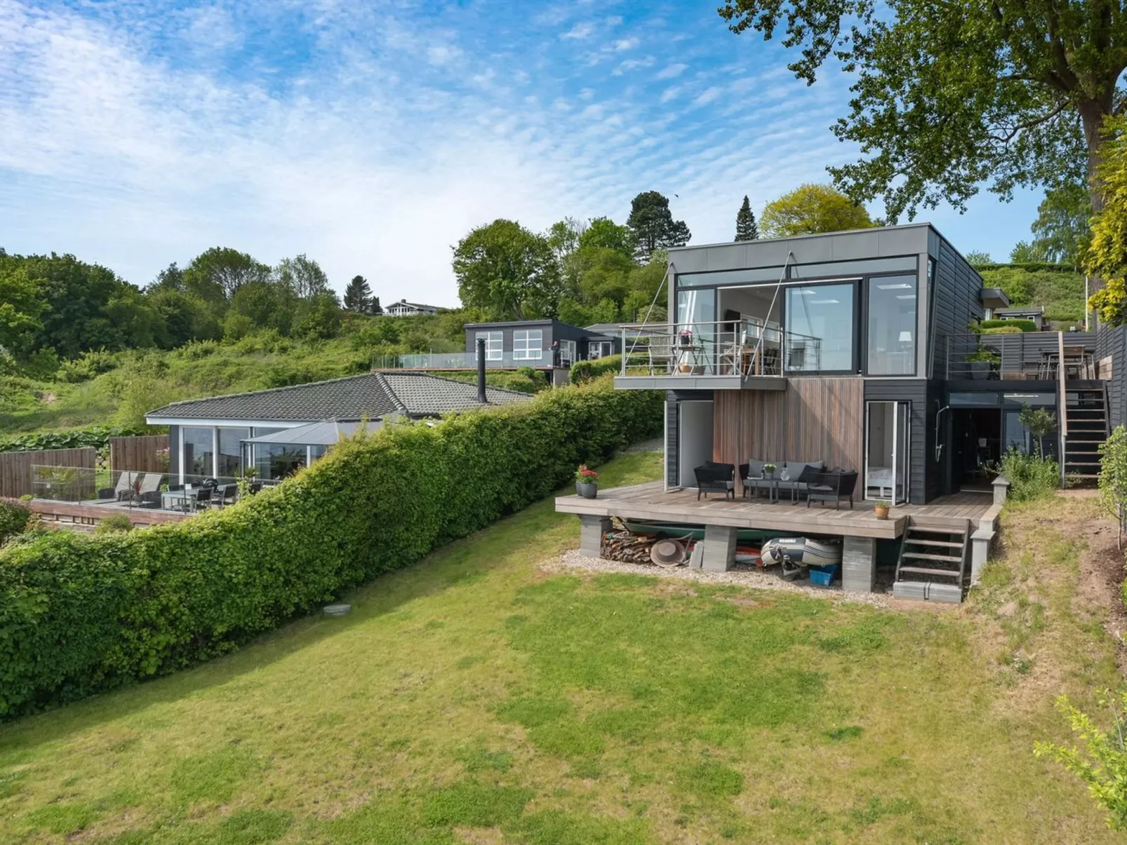 "Herewardus" - 10m to the fjord-Draußen