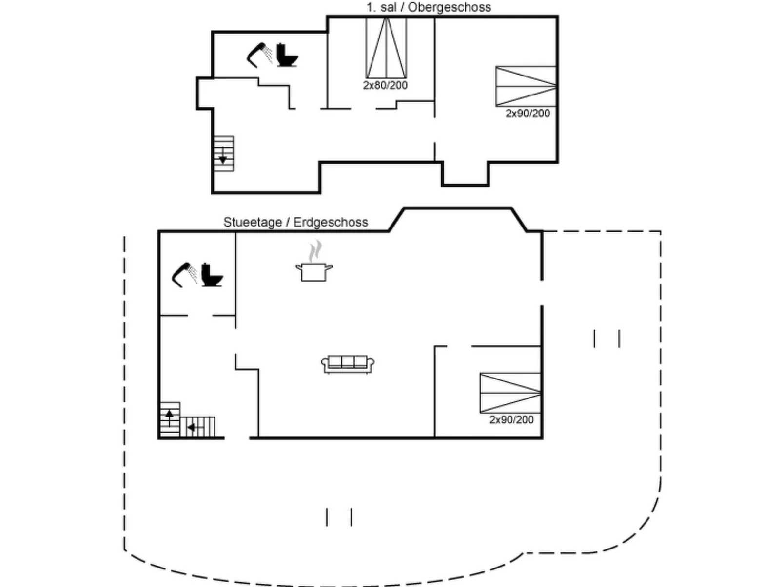 "Ingulf" - 18km from the sea-Inside