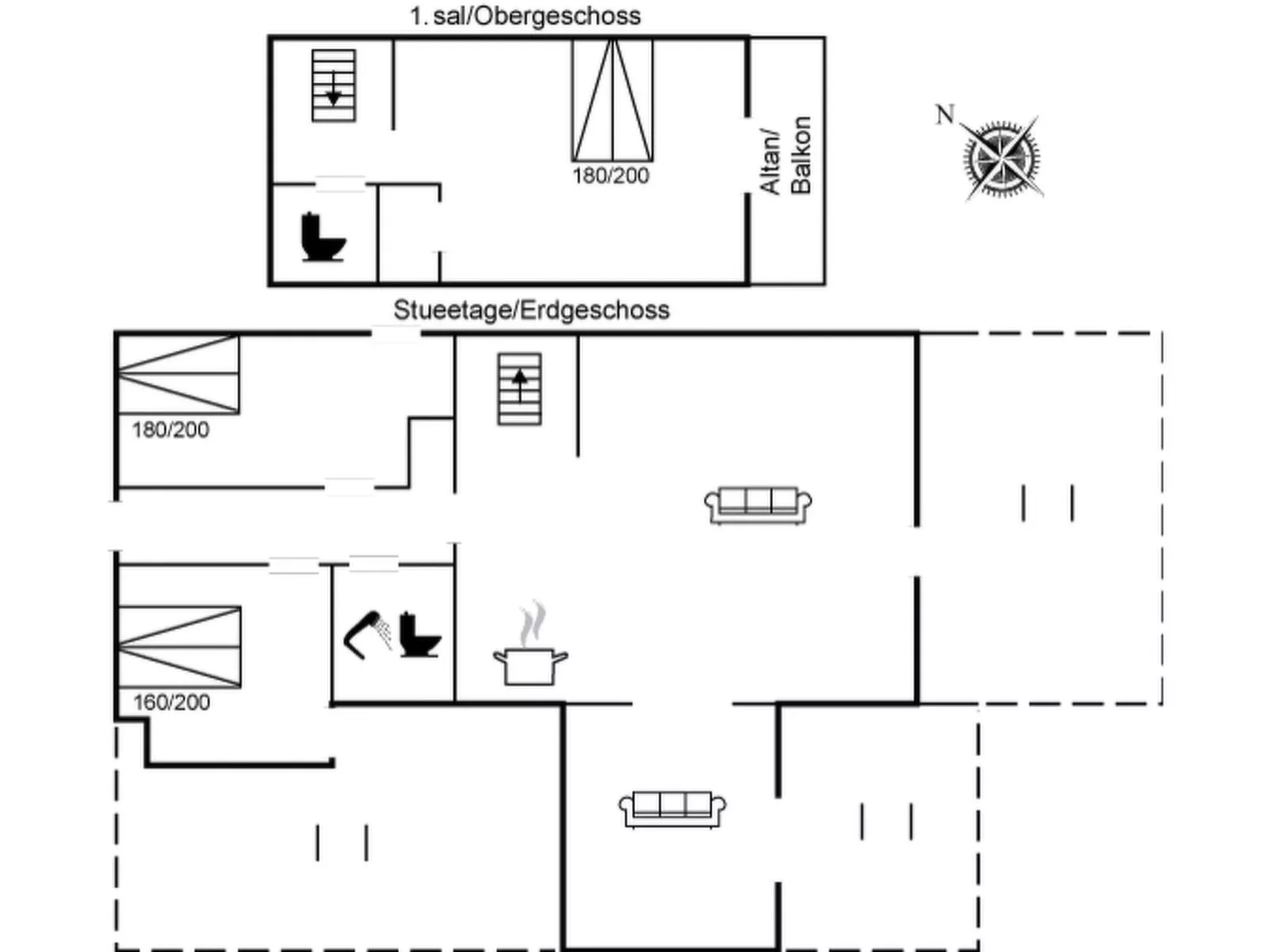 "Sten" - 30m from the sea-Inside