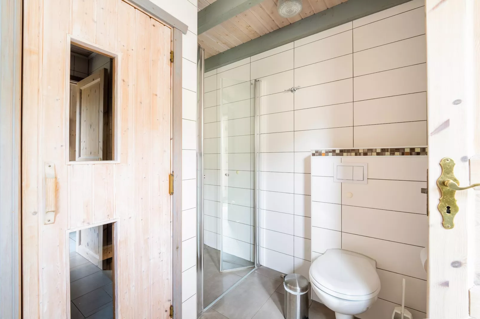 FH Wildgans Comfort mit Sauna & Kaminofen 81 qm 120-Salle de bain