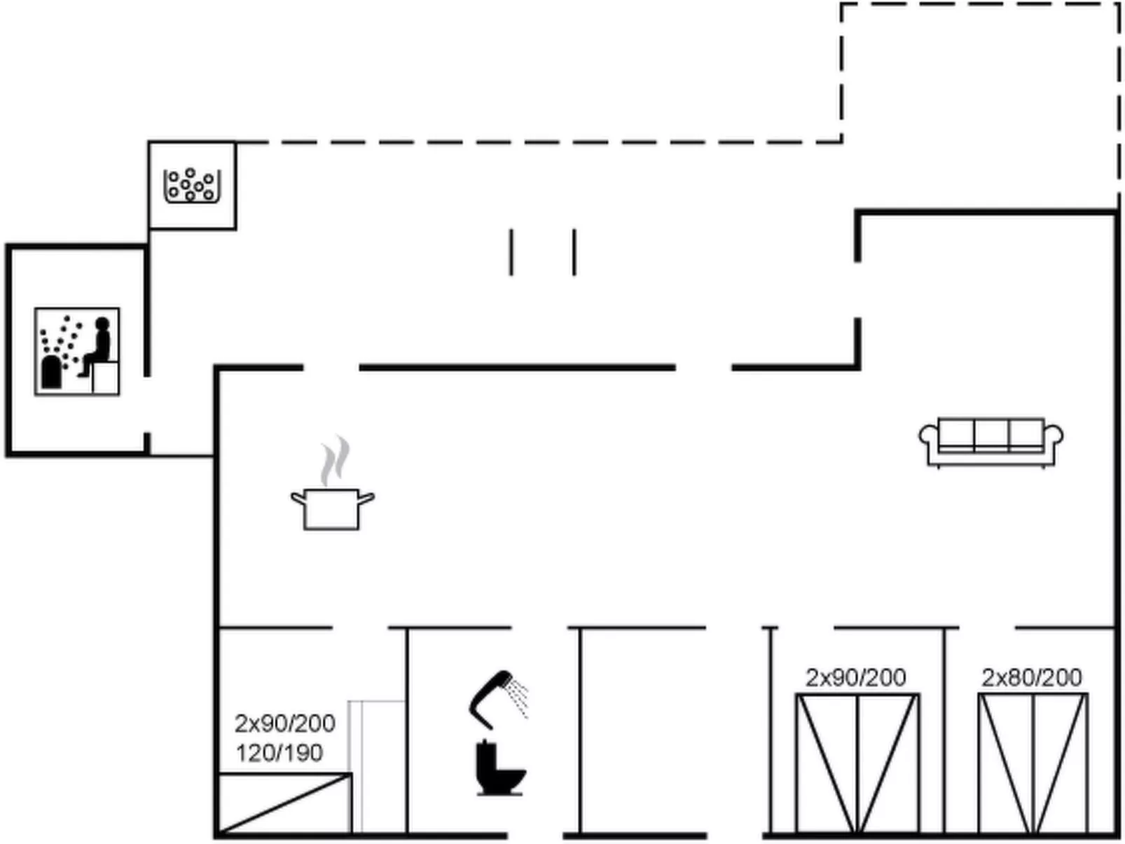 "Elisaveta" - 400m to the fjord-Drinnen