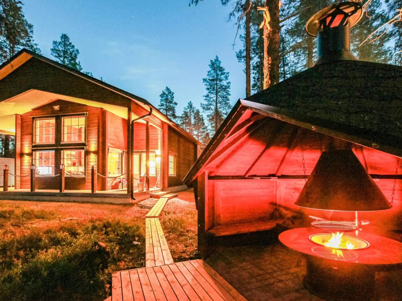 Arctic chalet-Dedans