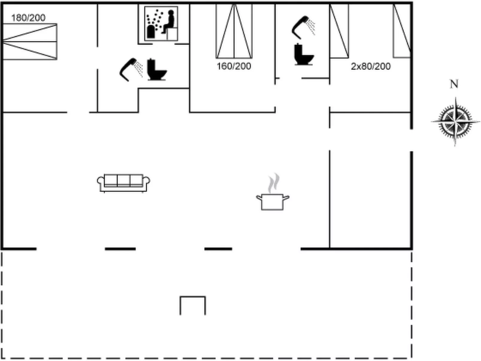 "Edvia" - 200m to the fjord-Dedans