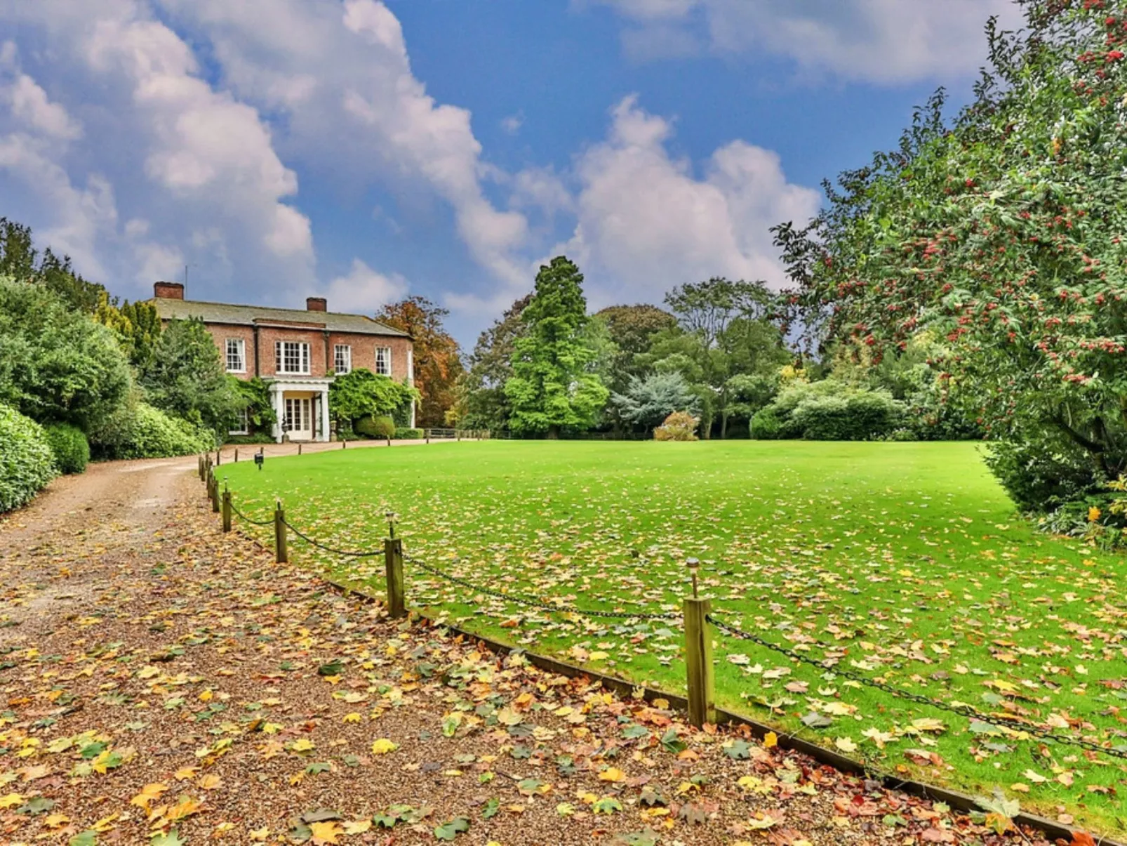 Walcot Hall-Draußen