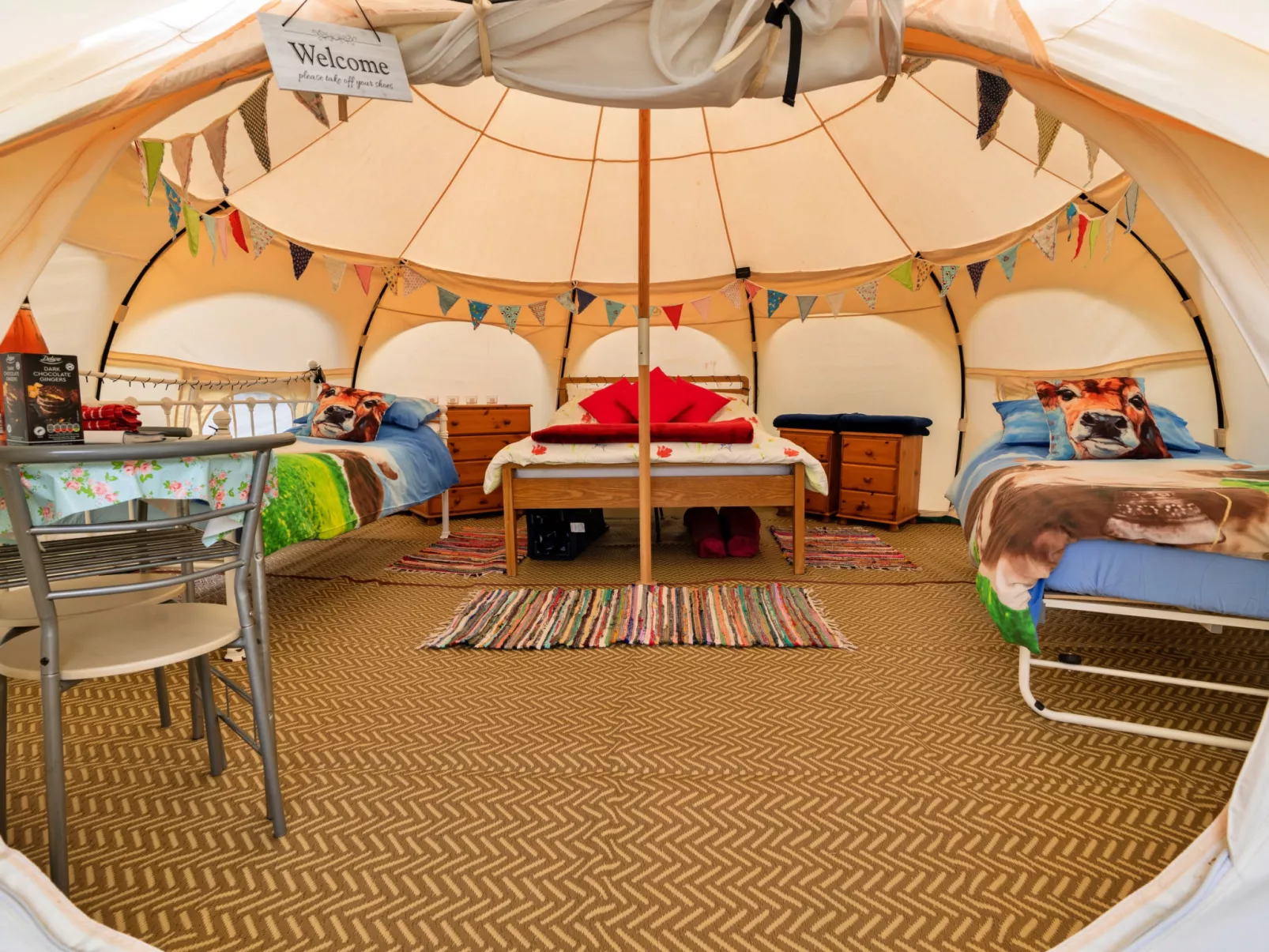 Oak Lotus Belle Tent-Dedans