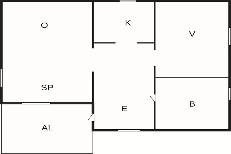 Maison de vacances pour 4 a Skummeslövsstrand-Plan