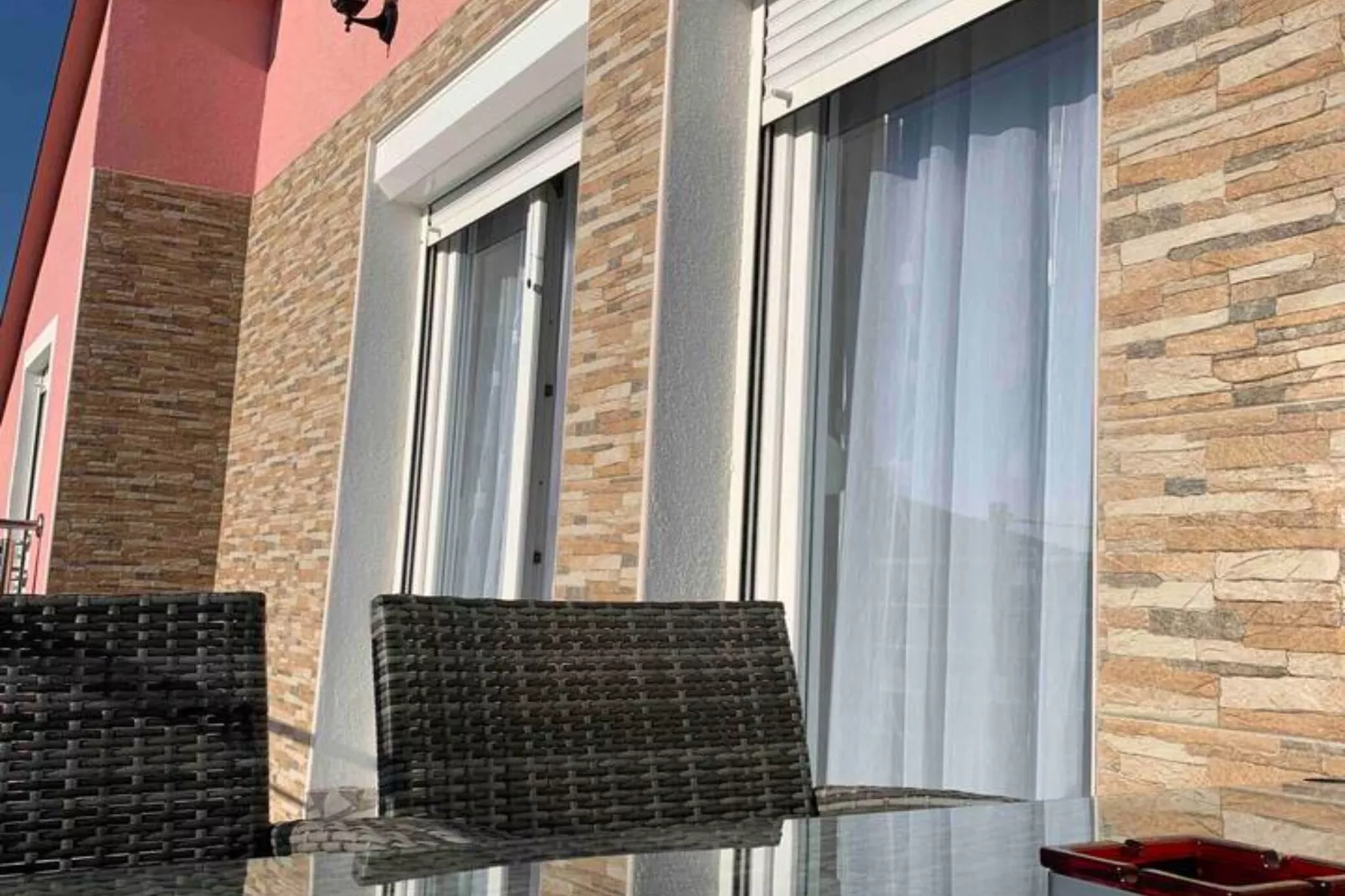 Apartment Bordoa de Macura with Bay View-Terrasse/Balkon