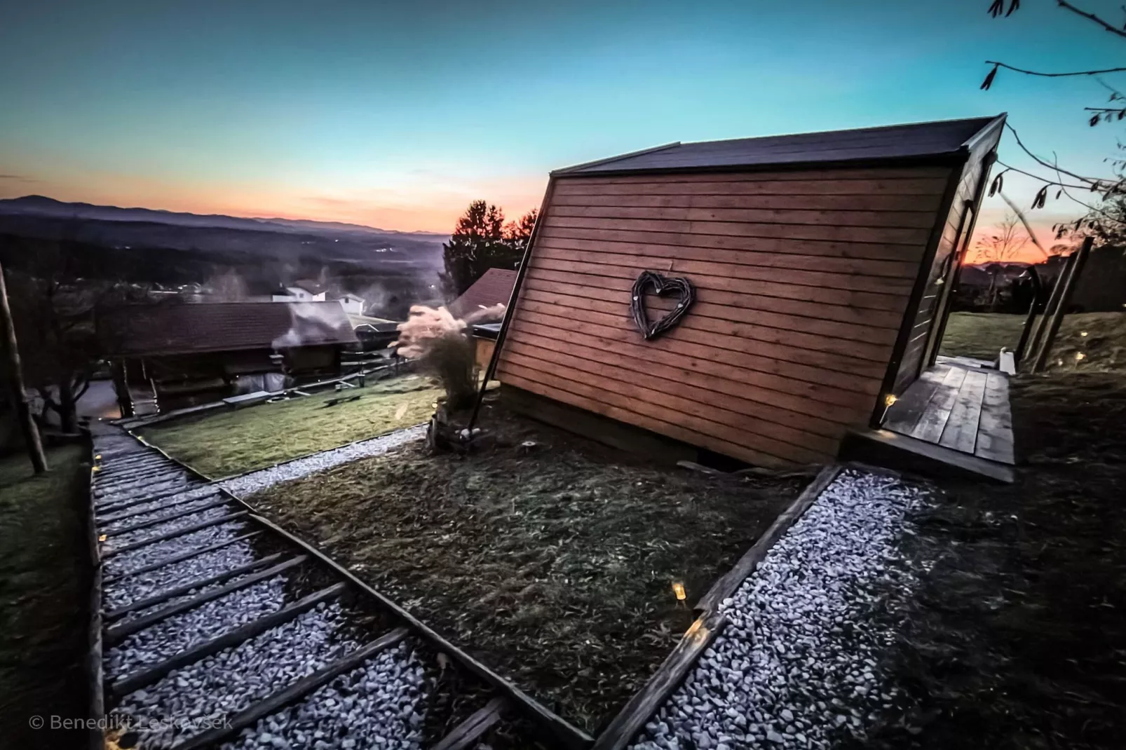 Rustic Refuge Glamping with Hot-Tub and Sauna - Double room with Terrace-Outdoor