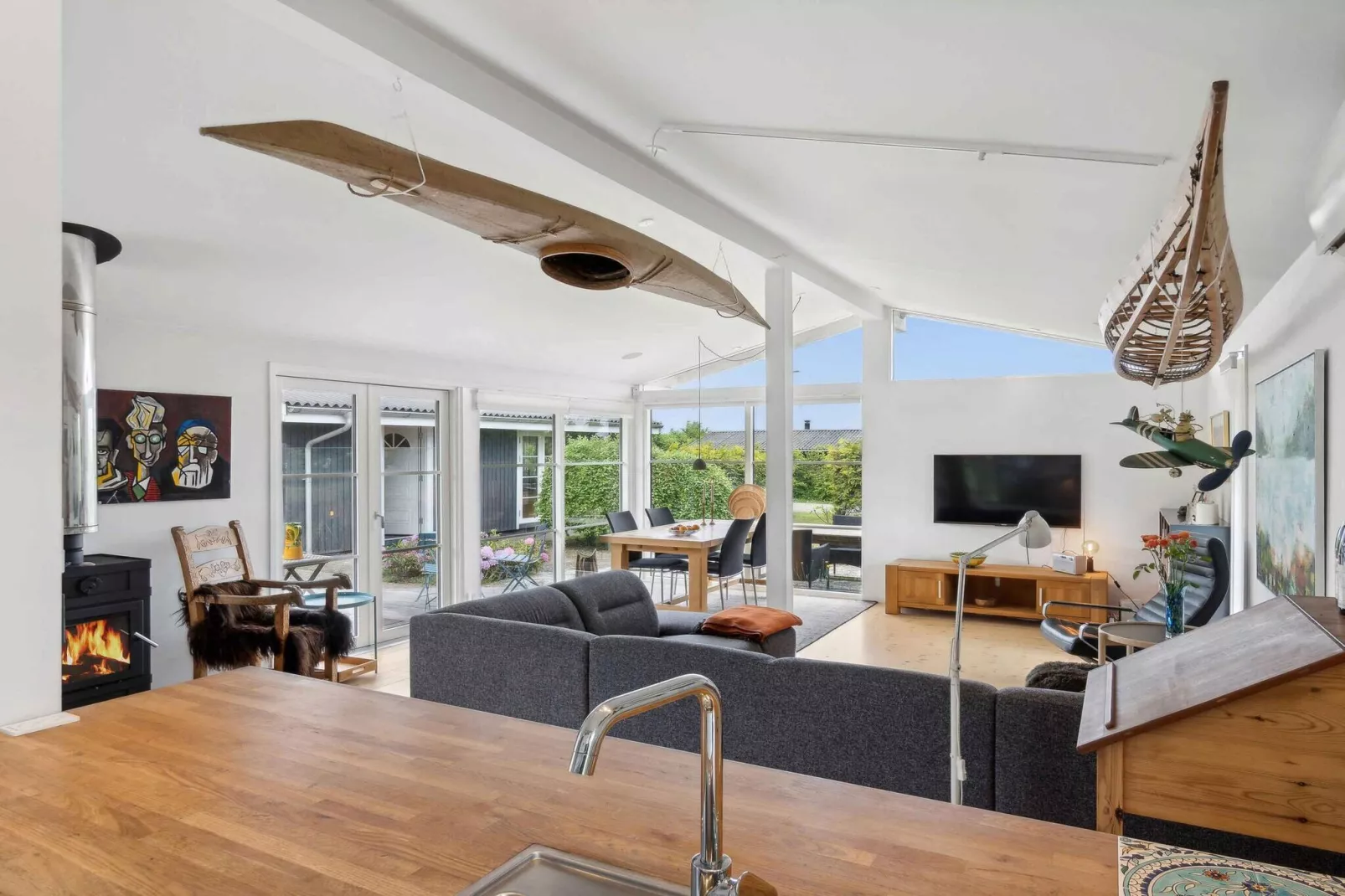 5 Sterne Ferienhaus in Ølsted-Innenbereich