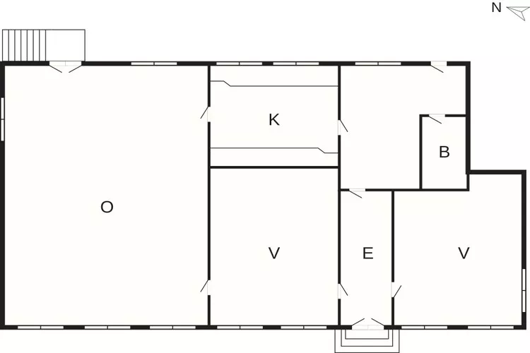 5 etoiles maison de vacances a Gudhjem-Plan