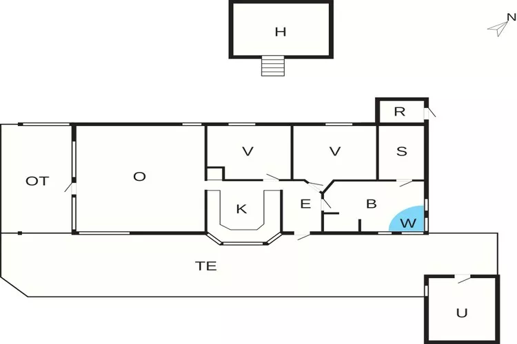 5 star holiday home in Fanø-Floor plan