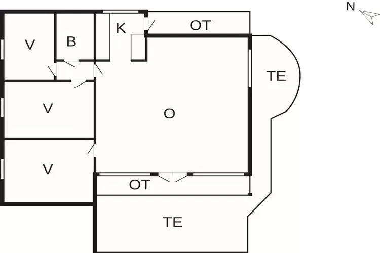 5 Sterne Ferienhaus in Græsted-Grundriss