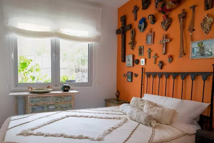 CT 385 AL - Faro's Soulrise Villa - Mojacar - Pool & Artistic Flair close to the Beach-Bedroom