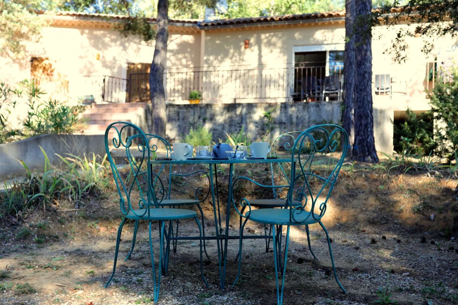 Villa Borie-Jardins en été