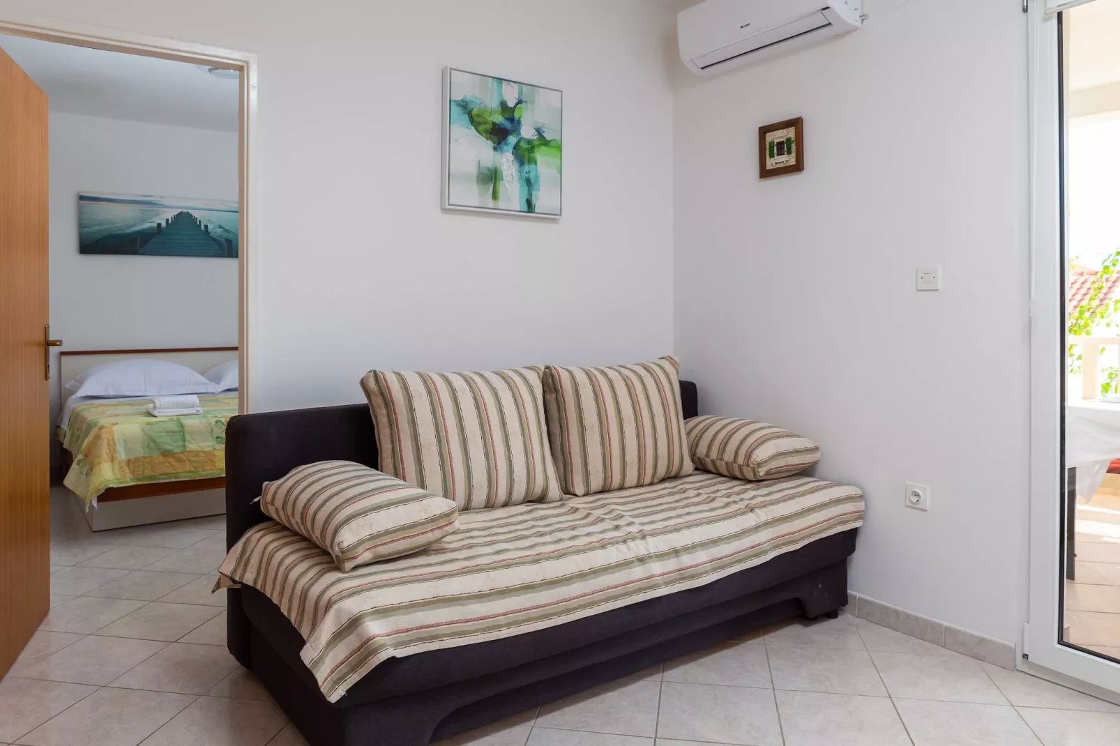 Apartments Bella Vista -One Bedroom Apartment with Terrace and Sea View (A2)-Indoor