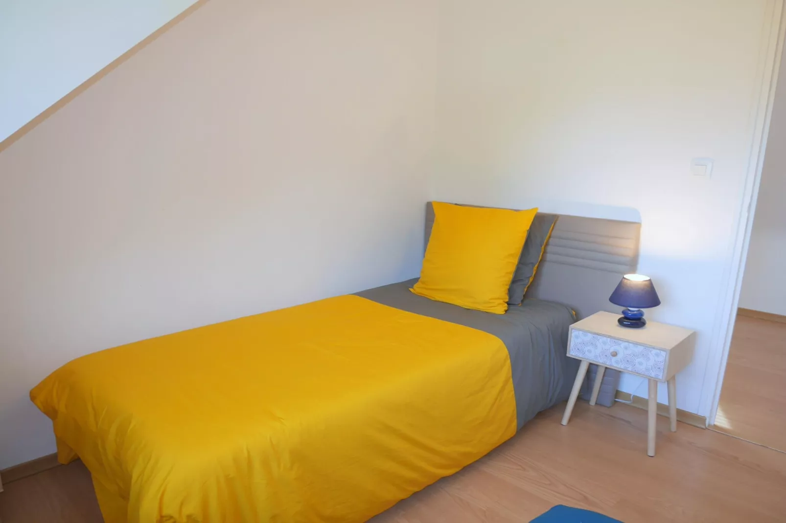Komfortables Ferienhaus in Douarnenez-Tréboul-Schlafzimmer