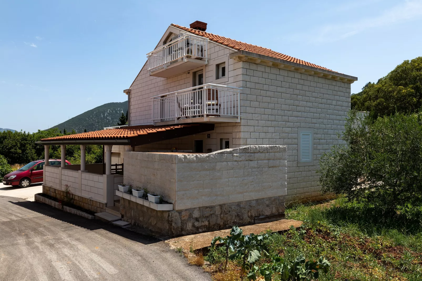 Apartment Relax Ston - Two Bedroom Apartment with Terrace-Im Freien