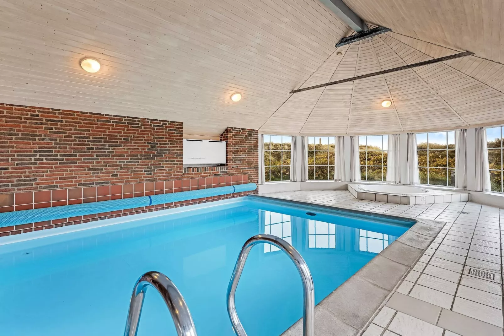 Maison de vacances pour 10 a Ringkøbing-Piscine