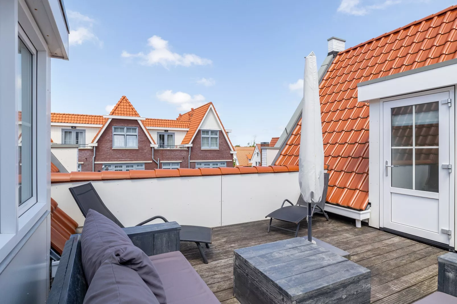 Appartement Kaapduinseweg 13 Dishoek 13D luxe 6p sauna-Vue d'été
