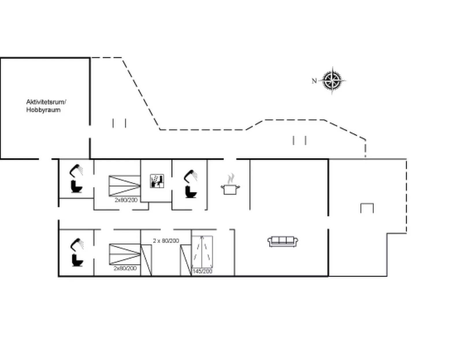 "Birger" - 300m from the sea-Inside