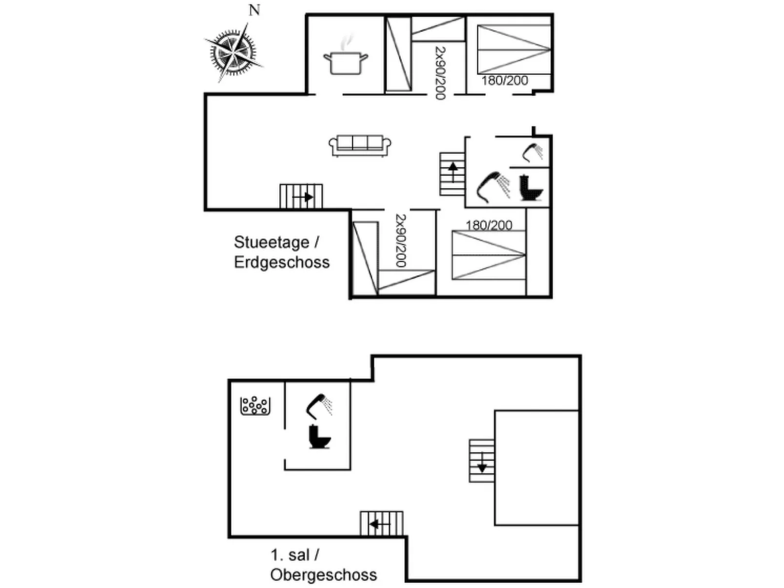 "Hansina" - 500m from the sea-Dedans
