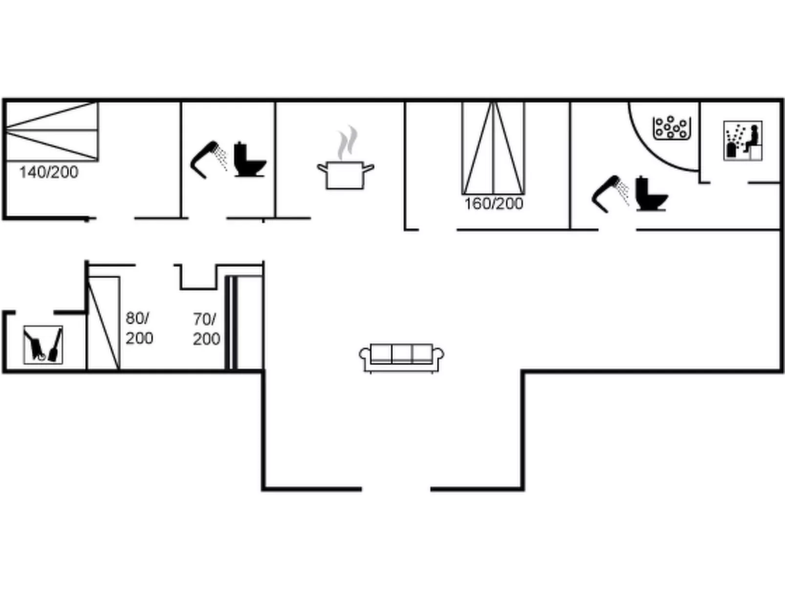 "Bessi" - 200m from the sea-Inside