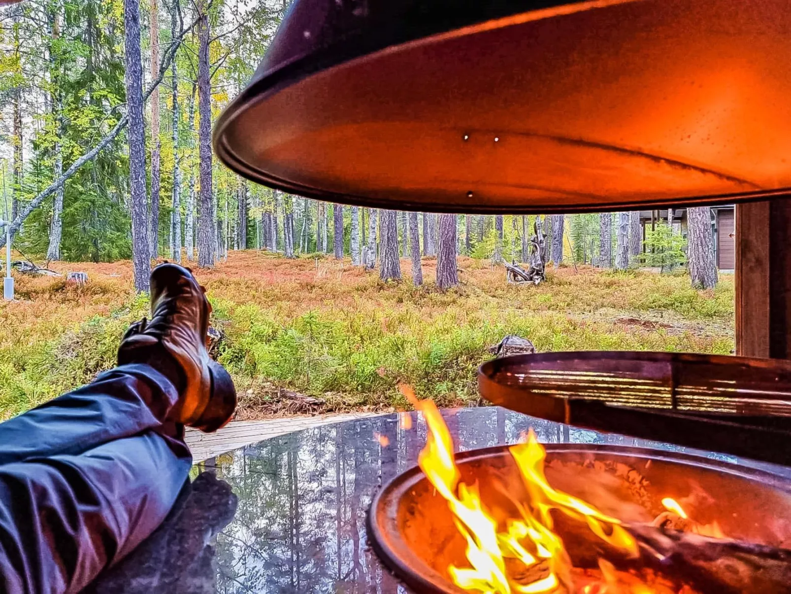 Arctic chalet-Dedans