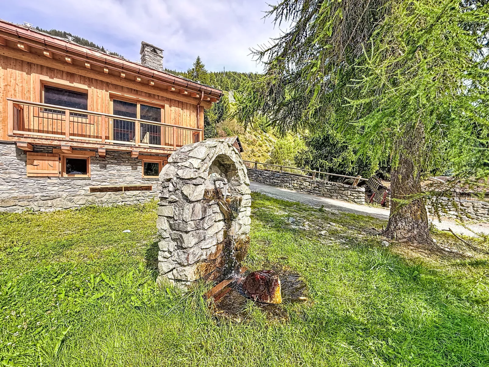 Chalet La Bergerie-Draußen