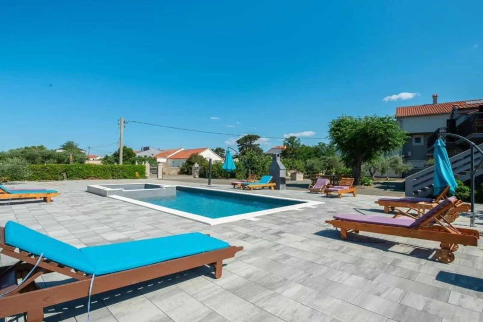 Apartments Franica with Heated Pool and Hot-Tub -  Two Bedroom Apartment with Terrace-Swimming pool