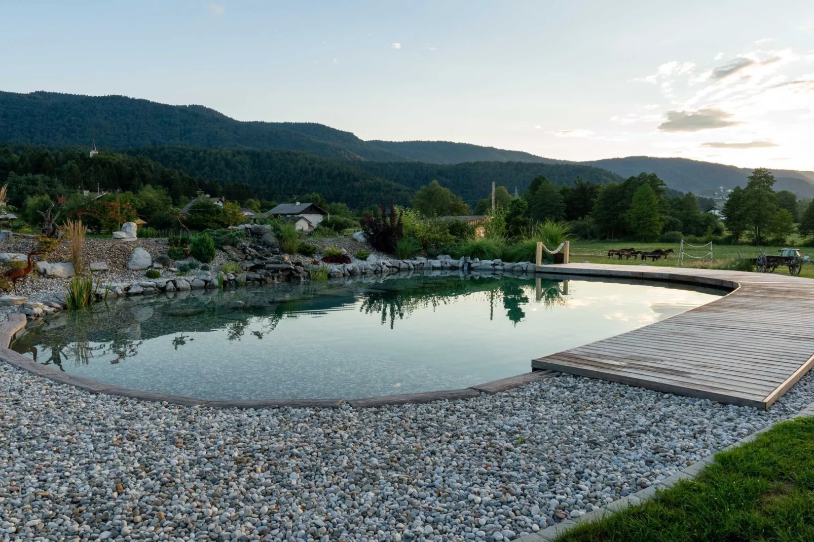 Echo Valley Hillside Holiday Home with Sauna - Two Bedroom Holiday Home with Sauna-Im Freien