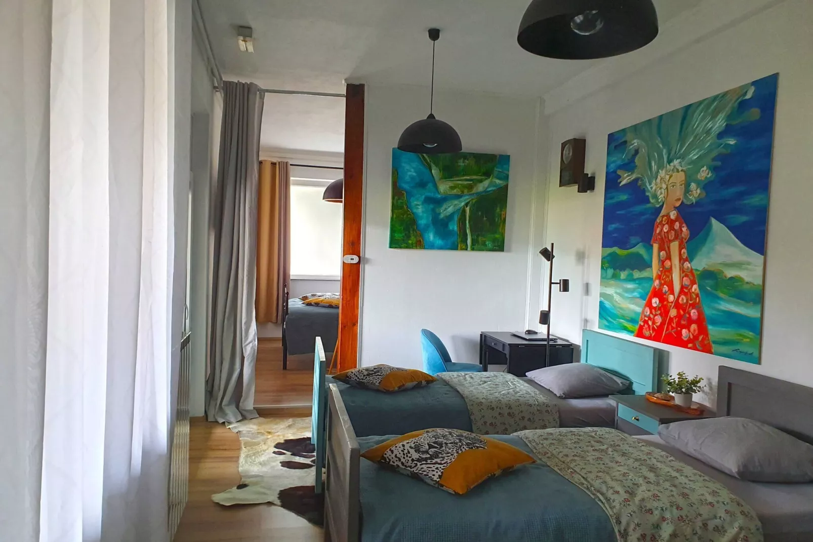 Bright and Sunny Apartment with Terrace - Two Bedroom Apartment with Terrace-Bedroom