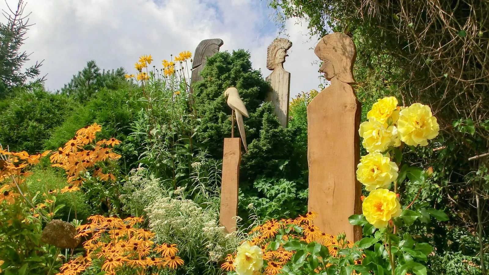 Bayerwald-Jardins en été