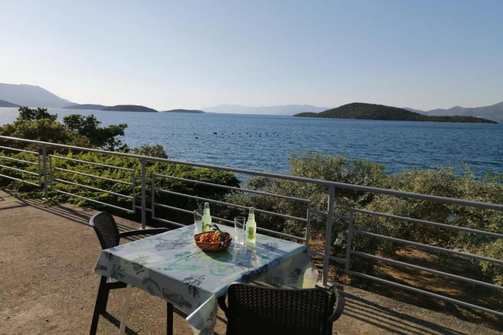 Spacious and Cozy Seafront Apartments - Two Bedroom Apartment  with Terrace and Sea View-Outdoor