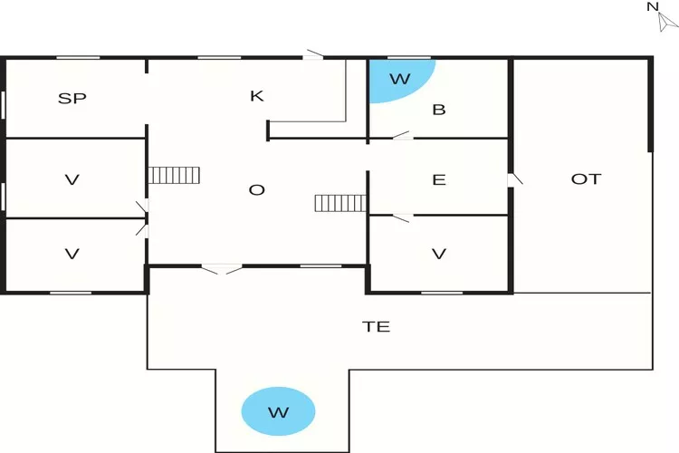 5 star holiday home in Asnæs-Floor plan