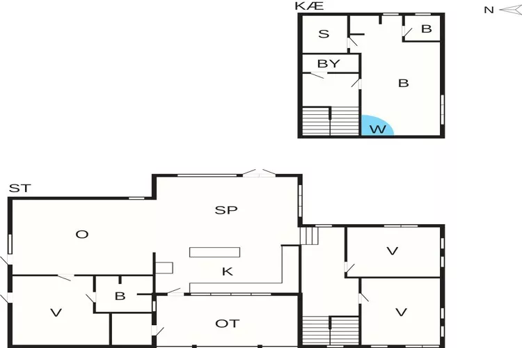 5 star holiday home in Fur-Floor plan