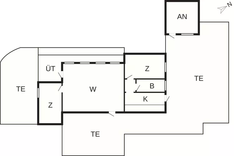5 star holiday home in Otterup-Floor plan