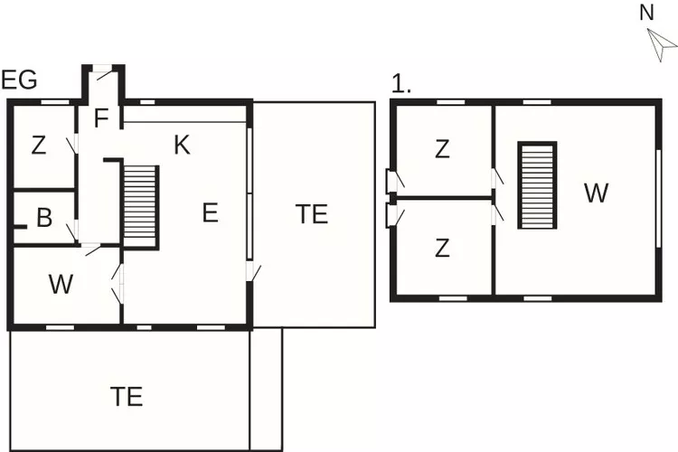5 etoiles maison de vacances a Ebeltoft-Plan