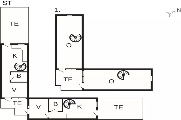 5 Sterne Ferienhaus in Dannemare-Grundriss
