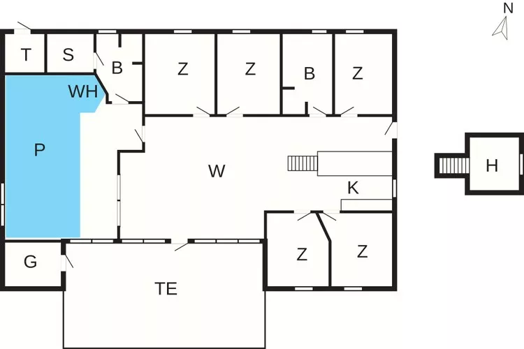 5 star holiday home in Nordborg-Floor plan