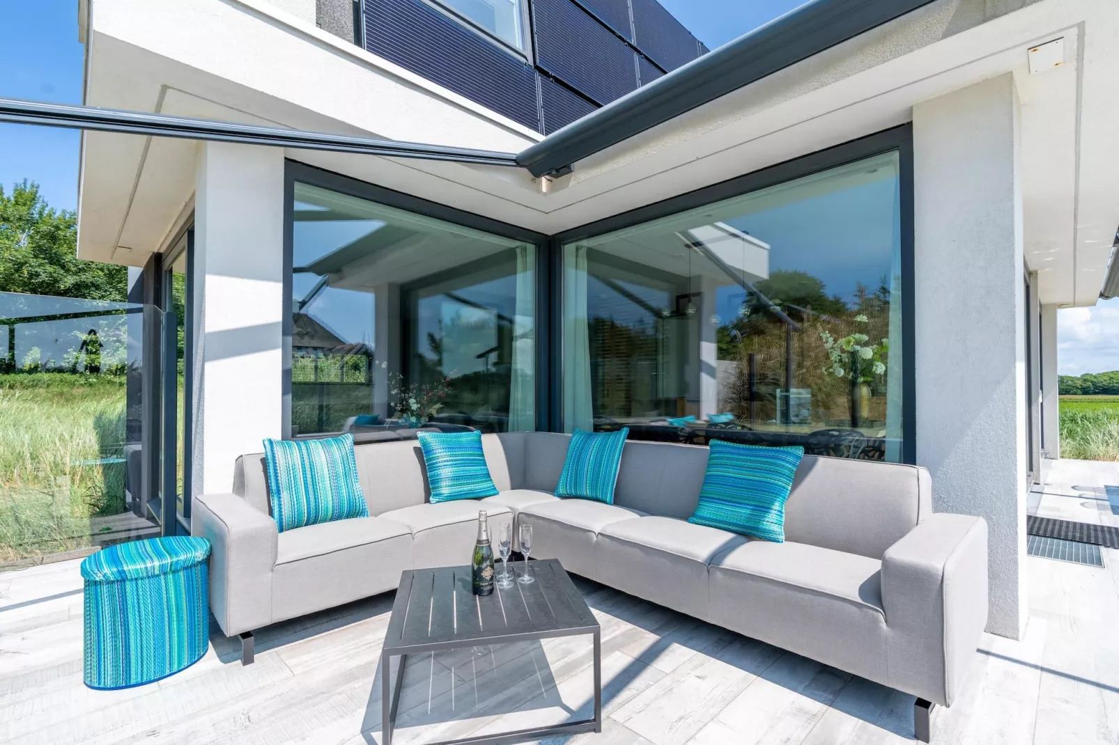 Strandvilla Hygge-Terrasse/Balkon