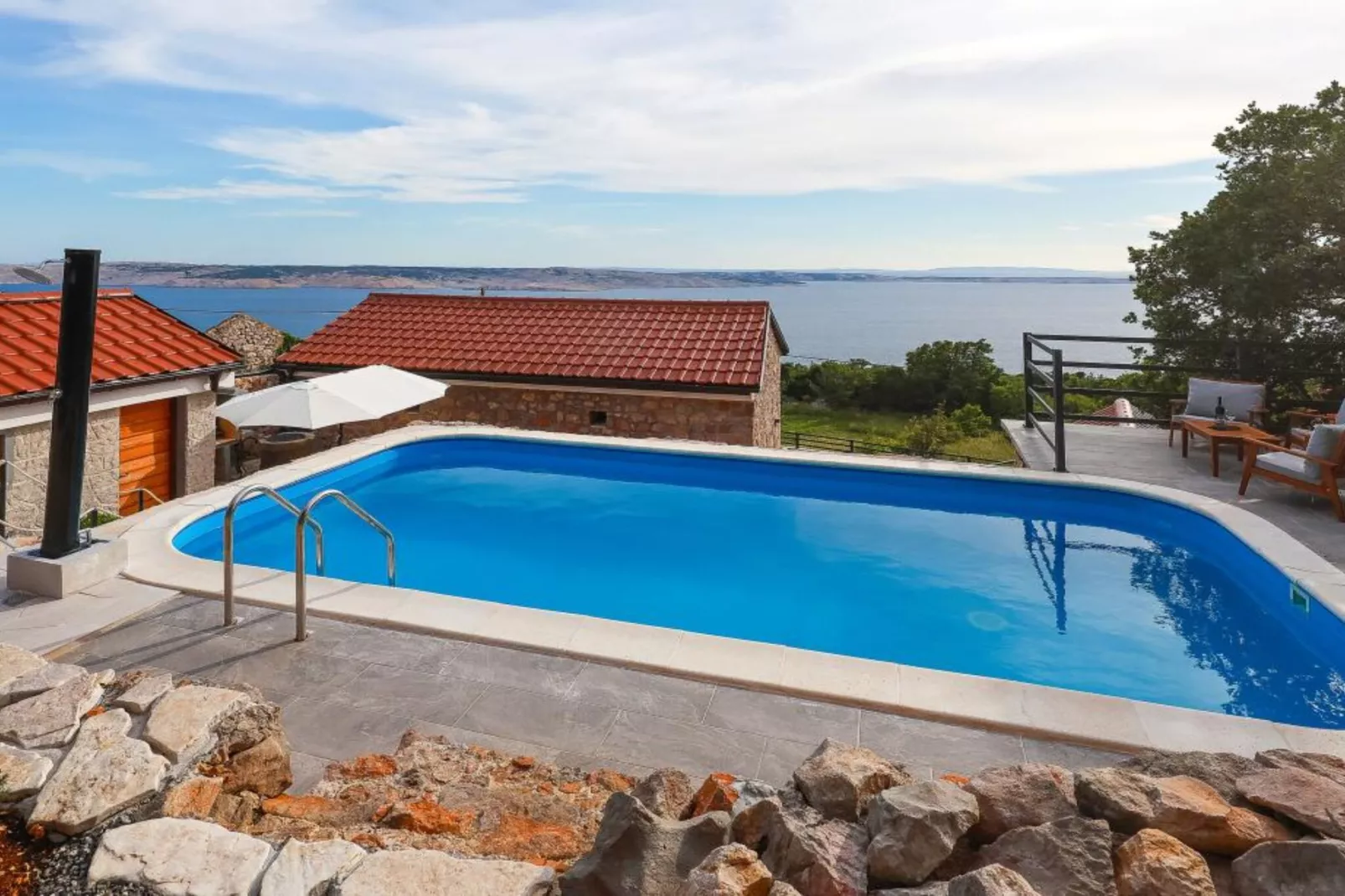 Ana’s Stone House Jurčić Kalić with the Pool-Swimming pool