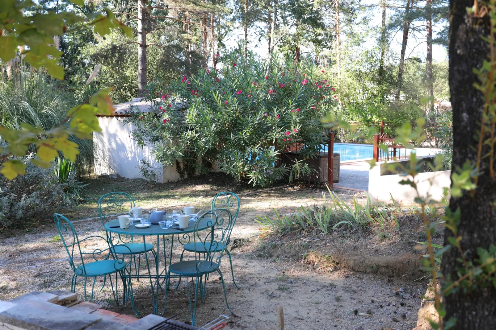 Villa Borie-Jardins en été