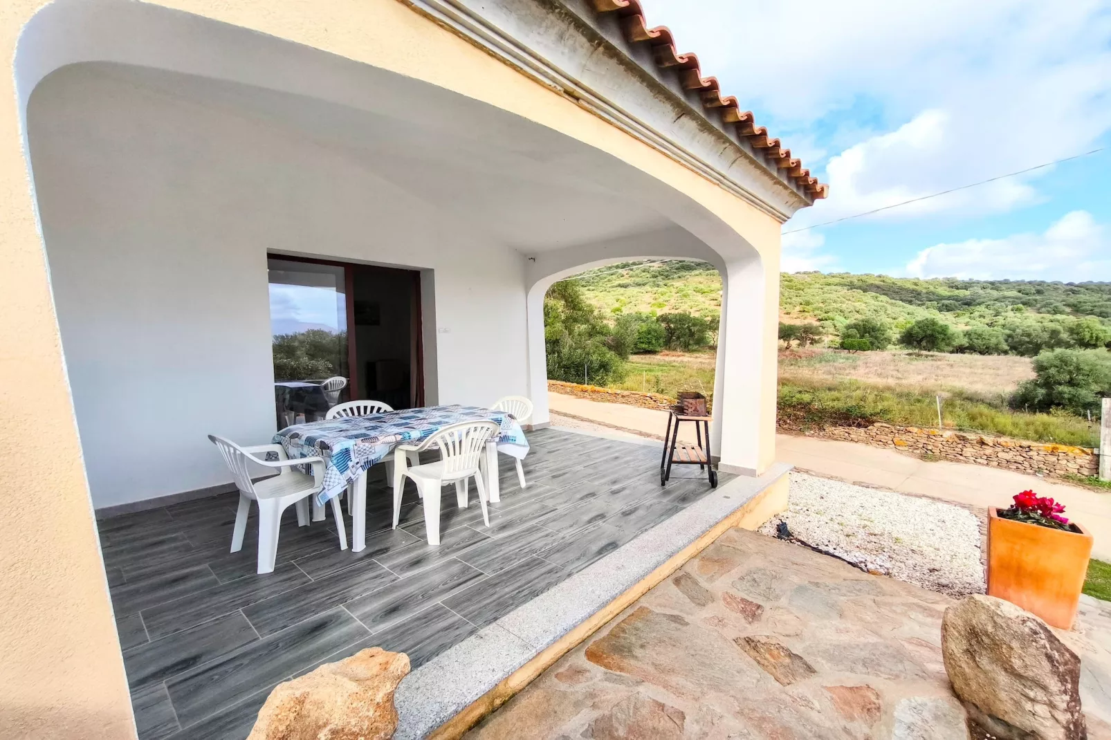 Le Villette di San Gavino PT2-Terrasse / balcon