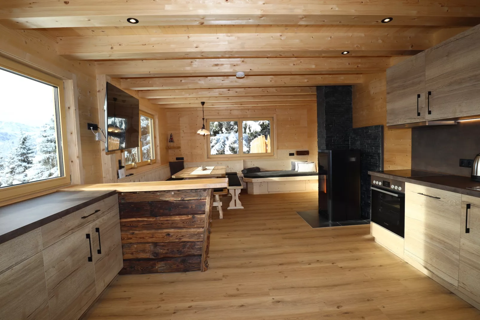 Ferienhütte Almwiese-Kitchen