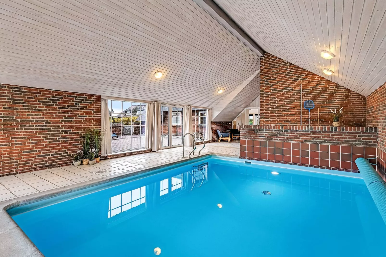 Maison de vacances pour 10 a Ringkøbing-Piscine