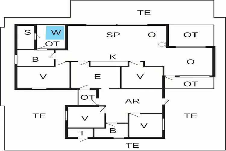 Maison de vacances pour 12 a Haderslev-Plan