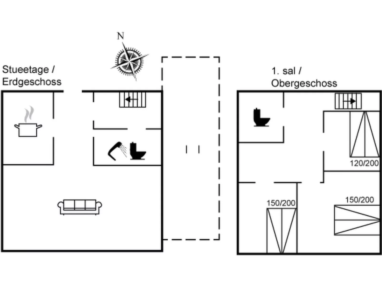 "Huanca" - 900m from the sea-Inside