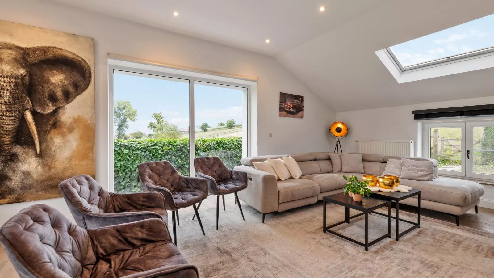 Landhuis Brakelbos-Wohnzimmer