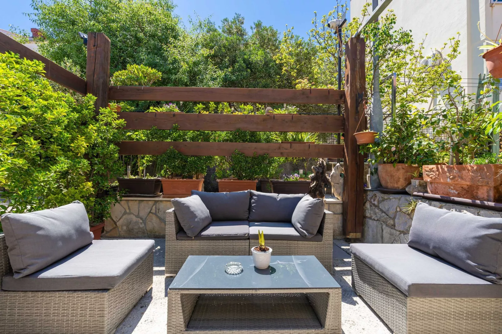 Apartments and Room Frane - Studio with Terrace-Terrace